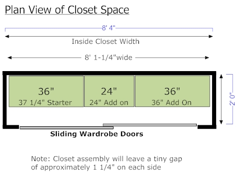 Solid Wood Closet Design Ideas | Layout Drawings & Schematics ...