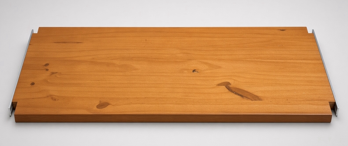 Premium White Pine shelf in the Lundia Pecan finish